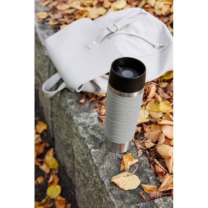 Термокружка EMSA Wave Design N2011900 (0,5 л, 6 год тепло/12 год холод, не протікає)