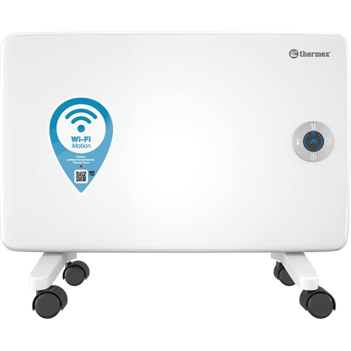 Конвекторний обігрівач Thermex Frame WIFi 1000 Вт, білий