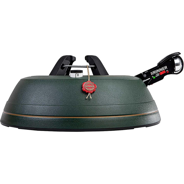 Підставка для ялинки KRINNER Ultra Grip L з механізмом натягу, педаллю та резервуаром 3.7л (до 2.7м) – Made in Germany