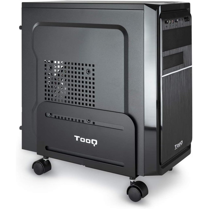 Підставка для CPU TooQ UMCS0004-B, металева, чорна, до 10 кг, ширина 119-209 мм