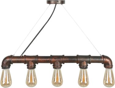 Підвісний світильник для водопровідної труби CCLIFE Промисловий мідний металевий підвісний світильник Промисловий підвісний світильник Vintage Retro (5-водопровідні труби)