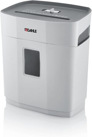 Шредер Dahle PaperSAFE PS 120: 8 листів, P4, частинковий різак, без масла, 12 л, сірий