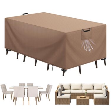 Захисний чохол для садово-патіо меблів, водовідштовхуючий, 420D Oxford, Anti-UV, 150x90x75 см
