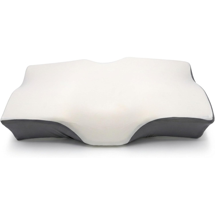 Ортопедична подушка для шиї sei Design з memory foam – підтримка шиї, Oeko-Tex®, охолоджуючий чохол з Lyocell, для тих, хто спить на спині та на боці (Relax Flow)