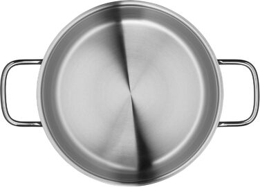 Каструля WMF Diadem Plus 16 см без кришки, 1,5 л, для молока, з нержавіючої сталі Cromargan, полірована, без покриття (набір каструль, 4 шт.)