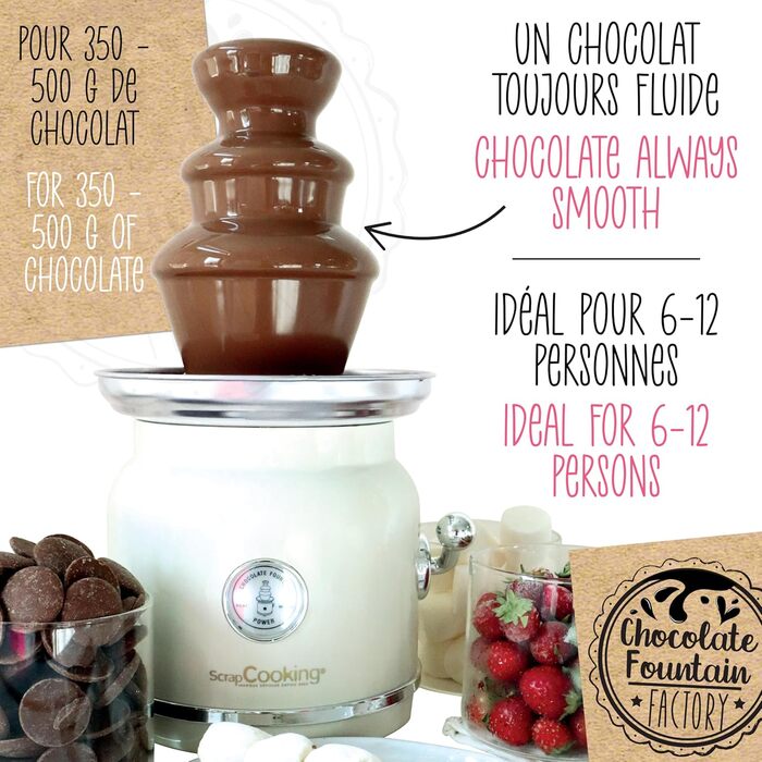 Шоколадний фонтан ScrapCooking 3897, пластик