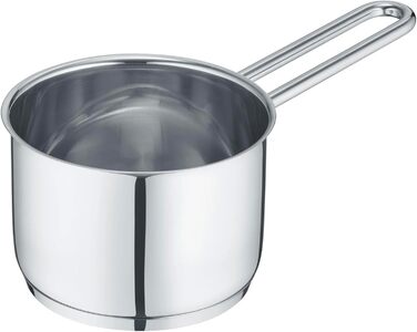 Топ Berndes b.mini 10 см з нержавіючої сталі - каструля для всіх плит, включаючи індукцію. Ідеальна для невеликих порцій, соусів та гарнірів (0,55 л)