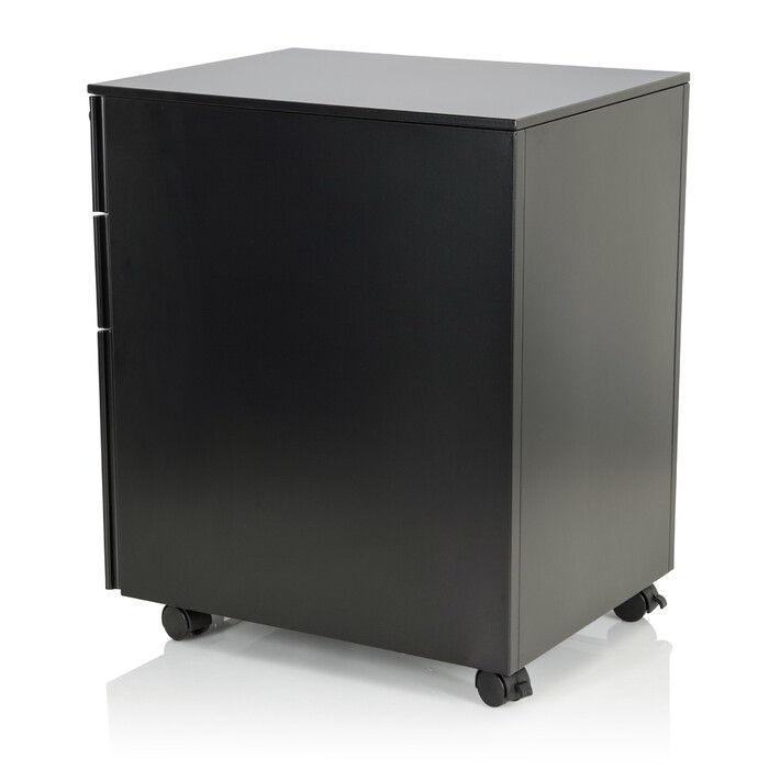 Контейнер на колесах COLOR OS I, метал, чорний колір з кодовим замком, hjh OFFICE