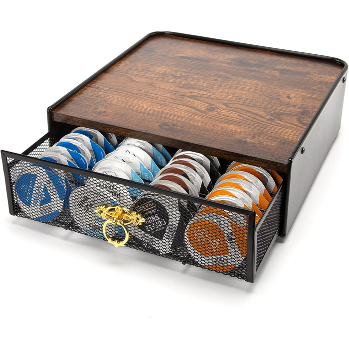 Тримач для капсул Tassimo (64 шт.) - металевий органайзер для капсул кави, стійка-органайзер