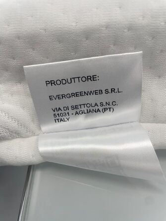 Ортопедичні подушки EVERGREENWEB 2 шт. з віскоеластичної піни 40x70x12 см (2 шт.) - Made in Italy