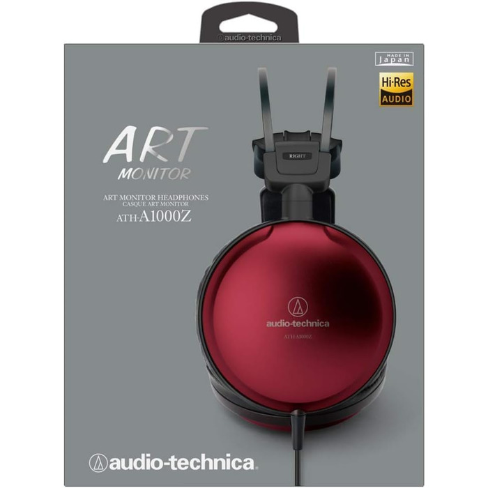 Навушники Audio-Technica A1000Z червоні металеві закриті