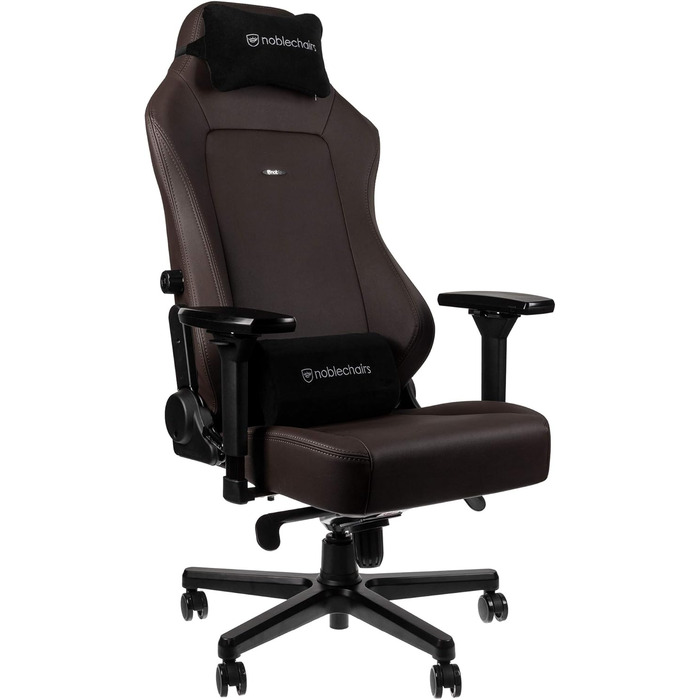 Крісло ігрове Noblechairs Hero Java Edition – шкіряне, ергономічне, до 150 кг, з підтримкою попереку