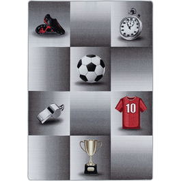Килим для дитячої кімнати Carpetsale24 з футбольною тематикою 100х150 см
