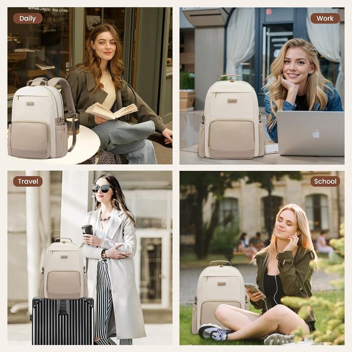 LOVEVOOK Рюкзак для жінок, 15.6