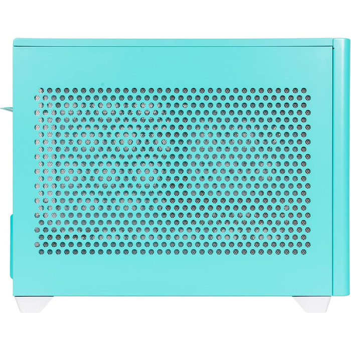 Комп'ютерний корпус Cooler Master MasterBox NR200P Mini-ITX з загартованим склом, вертикальним розташуванням відеокарти, чудовим охолодженням, Caribbean Blue