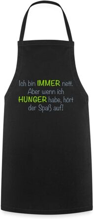 Спідниця Ich Bin Immer Nett Aber Wenn Ich Hunger Habe Hrt Der Spa Auf Saying Cooking Apron (Black)