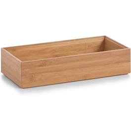 Коробка-органайзер, бамбук, 30x15x7 см (50 символів), 13333