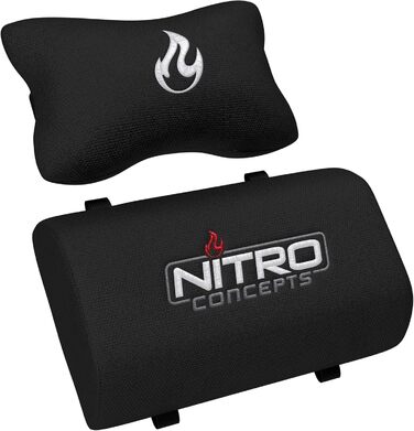 Ігрове крісло Nitro Concepts S300 EX, сяюче біле, 56x57x140 см, штучна шкіра PU