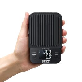 Ваги для кави WACACO Exagram з таймером, 0.1г/2кг, цифрові, для еспресо, сталева платформа, функція Tara, автоматичне вимкнення, чорний колір