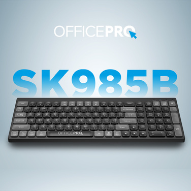 Клавіатура бездротова OfficePro (SK985B)
