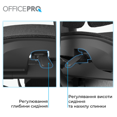 Крісло офісне OfficePro OC950B Black