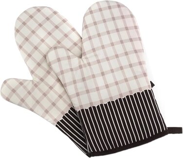 Термостійкі рукавички для духовки потовщені рукавички для випічки рукавиці для духовки, утеплені рукавички для барбекю з бавовни