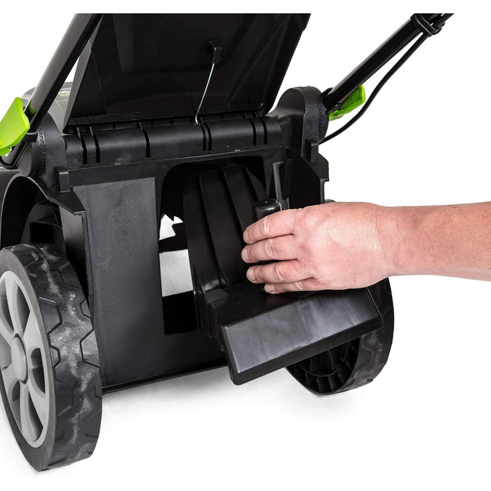 Електричний газонокосарка Murray LE320E 2-в-1: 1200W, ширина 32 см, об'єм травоспікача 27 л, для невеликих газонів, ергономічна ручка, захист від перевантаження