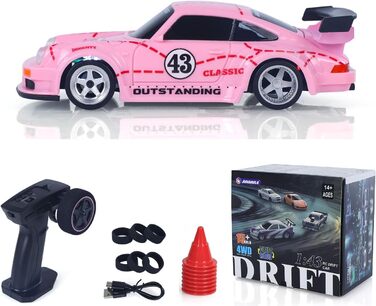 Радіокерований автомобіль Toucan RC Hobby RTR 4x4 1/43 - Повнорозмірний, швидкісний міні-автомобіль