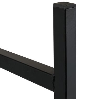 Стильна металева полиця для дров Relaxdays