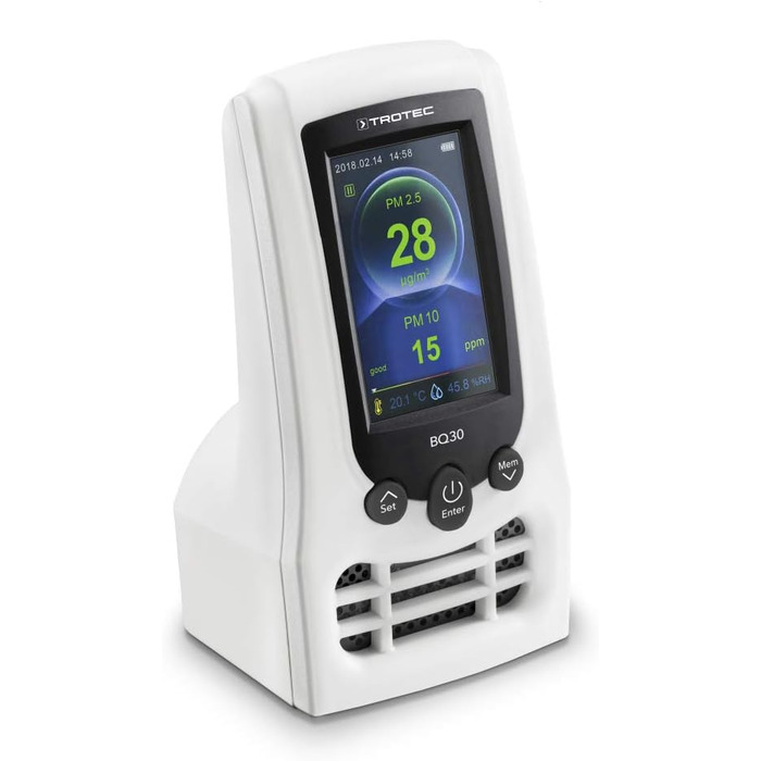 Монітор якості повітря та вимірювач частинок Trotec BQ30 CO2 Ampel - вимірювання CO2 та PM2.5