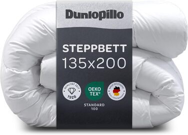 Dunlopillo ковдра 135x200 - преміум ковдра на всі сезони | Сертифікат Oeko-Tex | Ковдра для алергіків | Зимова стеганий ковдра Dunlopillo