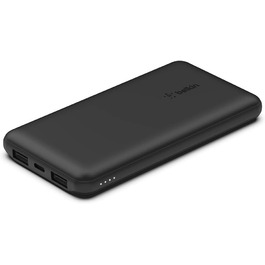 МАг, 1 порт USB-C і 2 порти USB-A, 15 Вт, чорний, 10 000