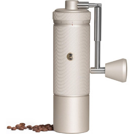 Ручна кавомолка TIMEMORE S3: керамічні жорна, регулювання помелу, корпус з нержавіючої сталі, для еспресо, моки, френч-пресу
