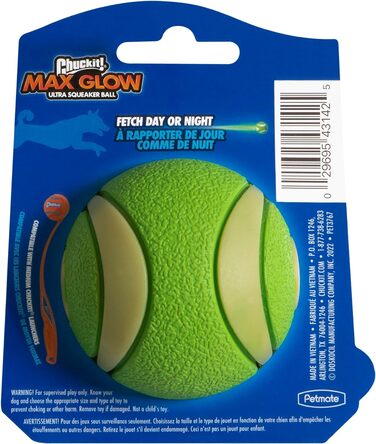 Писклявий м'ячик Max Glow Ultra - іграшка для собак