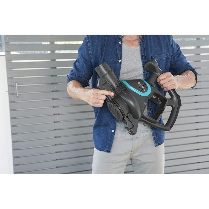 Садовий повітродув та пилосос Gardena ErgoJet 3000: потужний повітродув/пилосос з функцією подрібнення листя та збірником, 40V, без акумулятора