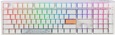 Механічна клавіатура Ducky One 3 Cherry MX Red RGB White UA