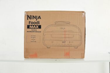 Гриль і фритюрниця Ninja Foodi MAX, 3,8 л, цифровий датчик температури, можна мити в посудомийній машині, мідь/чорний AG551EUCP