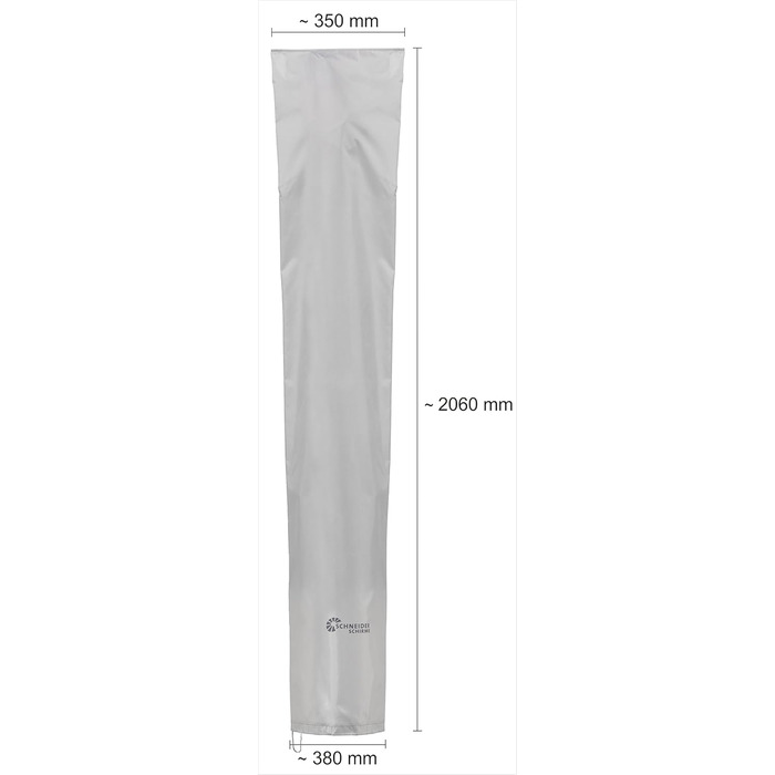 Захисний чохол Schneider для парасольних штор (до 400 см Ø, 300x300 см), 813-40, сріблясто-сірий, 240x57 см, 0.4 кг