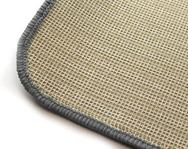 Ідеї Primaflor в текстилі дитячий ігровий килим однотонний коло сидінь-близько 100 см, велюровий килим з коротким ворсом для дитячих кімнат, дитячих садків і шкіл (близько 133 см, сірий)