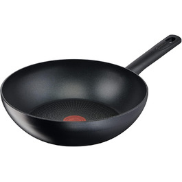 Вок Lagostina Rigenera Green з антипригарним покриттям з 100% переробленого алюмінію, Ø 28 см, для індукційних плит та духовки, з індикатором температури Thermosignal, стійкий до подряпин, ергономічна ручка