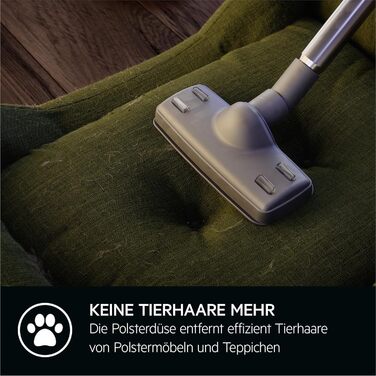 Пилсос AEG CLEAN 6000 з мішком, висока потужність, насадки, 55% перероблений пластик, для власників домашніх тварин, чищення м'яких меблів, радіус дії 12 м, 850 Вт, блакитний, AB61C2DBS Матовий блакитний