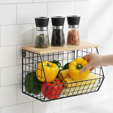 Підвісна полиця Relaxdays для зберігання фруктів та овочів
