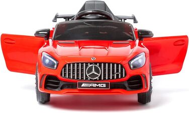 Дитячий електромобіль Mercedes GTR Mini з акумулятором 12V, червоний