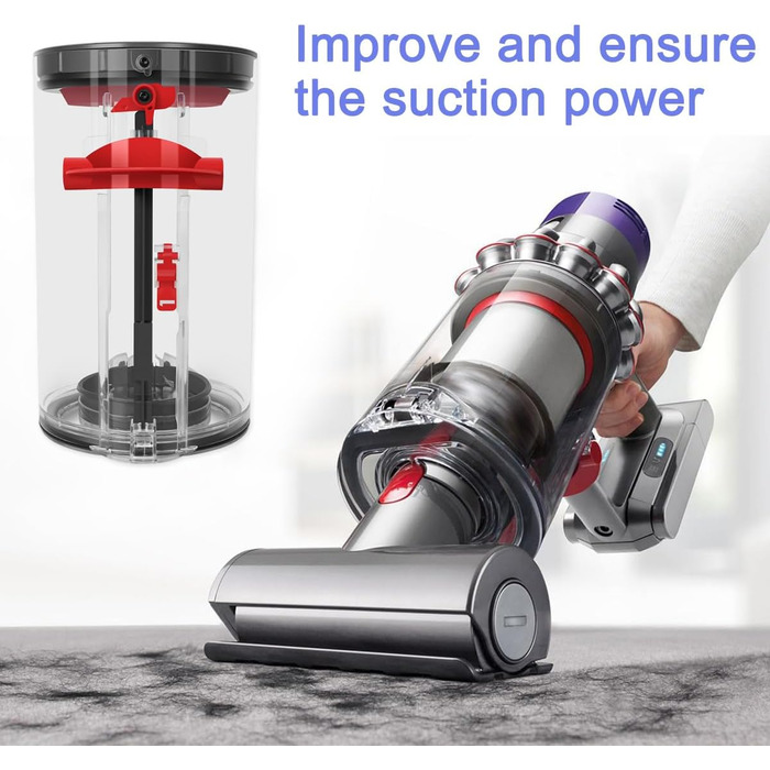 Контейнер для пилу Cleptorize для пилососа Dyson V10 (SV12), запасна частина, номер деталі 969509-01