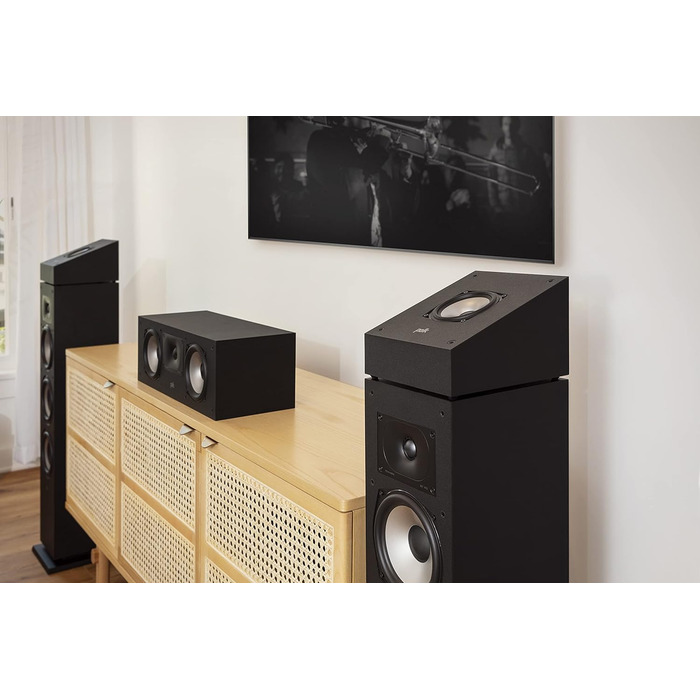 Акустичні системи Polk Audio MXT90, сертифікати Dolby Atmos і DTSX, чорний (пара)