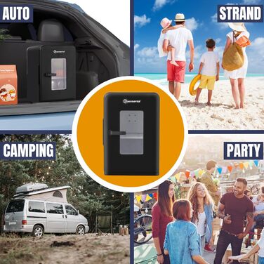 Міні-холодильник KS15: охолодження та підігрів, 15L, 230V/12V, для дому та авто, міні-бар