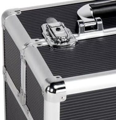 Косметичка-органайзер Yaheetech 4 в 1: велика, для косметики, прикрас, макіяжу, перукарів, ручна клада, чорна