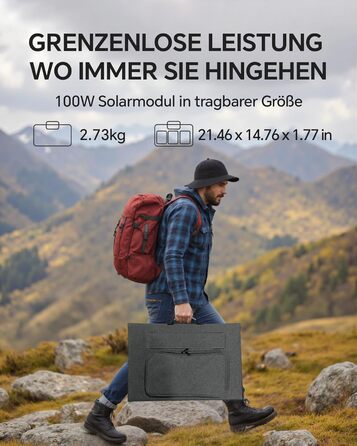 Портативна електростанція 3000W, 1102.5Wh LiMnFePO4, швидка зарядка 90хв, PD 100W, USB-C/AC/DC, сонячна панель, для кемпінгу, резервне живлення, на відкритому повітрі (Помаранчевий + Чорний)