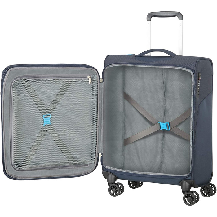 Валіза American Tourister Summerfunk, 55 см, 46 л, синя