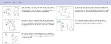 Іригатор Ordo Munddusche бездротовий з 3 режимами, портативний для подорожей, перезаряджається, водонепроникний IPX7, рекомендований стоматологами (Рожеве золото)